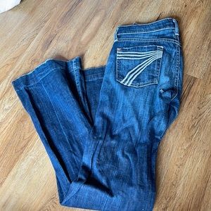 7FAMK boot cut jeans